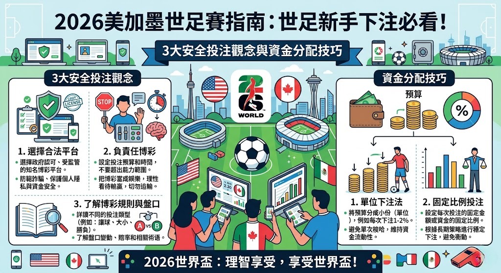 3大安全投注觀念與資金分配技巧
