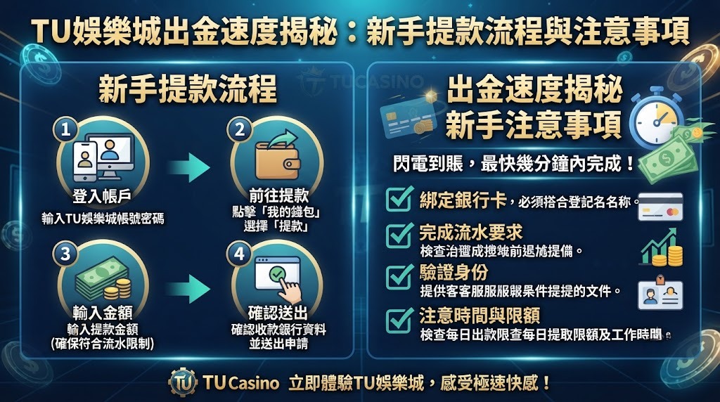 新手提款流程與注意事項 新手提款流程與注意事項