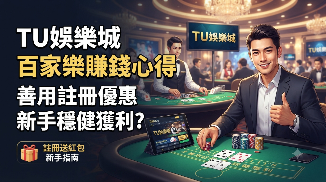 TU娛樂城百家樂賺錢心得：善用註冊優惠，新手如何穩健獲利？